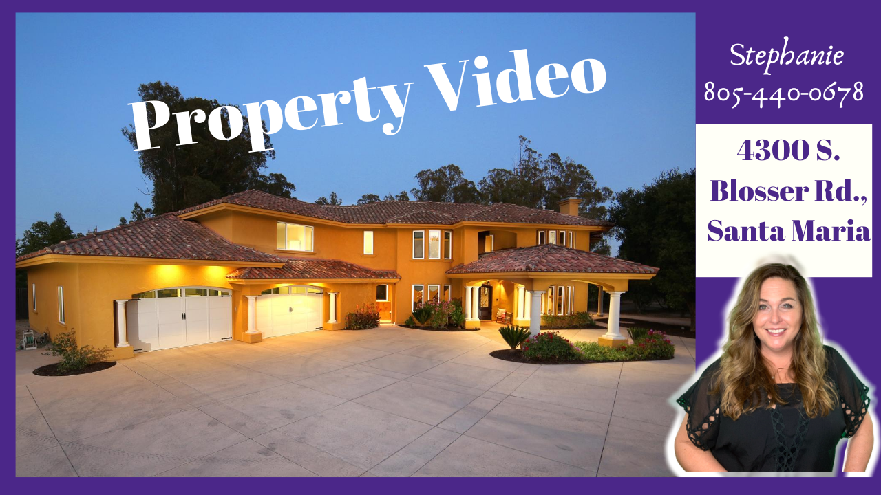 Executive Home on Acreage in Orcutt, CA 4300 S. Blosser Rd., Santa